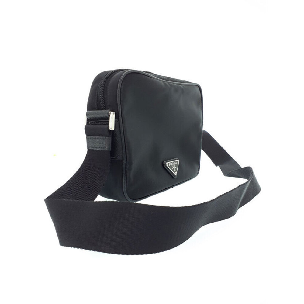 Prada Black Shoulder Bag Re Crossbody Messenger Logo